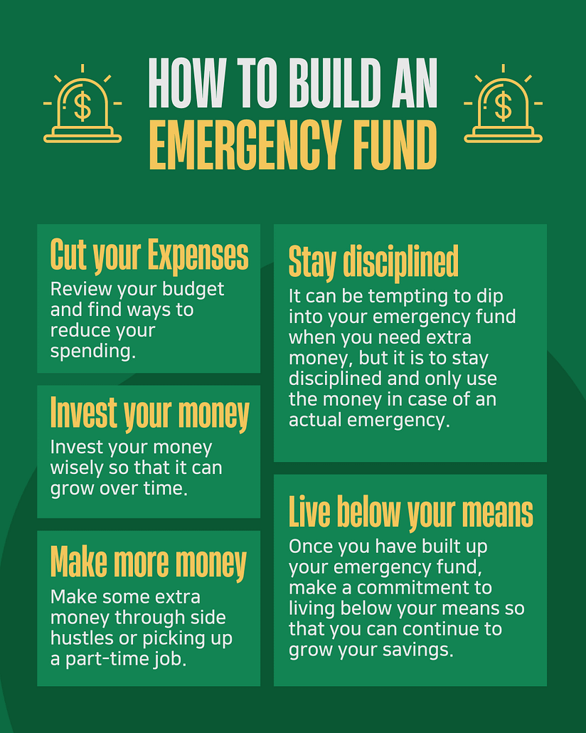 build an emergency fund tips