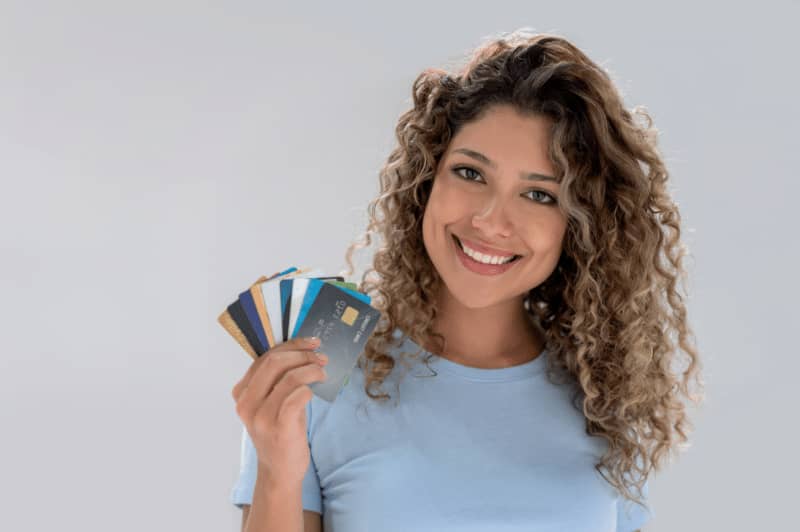 holding 3-5 credit cards